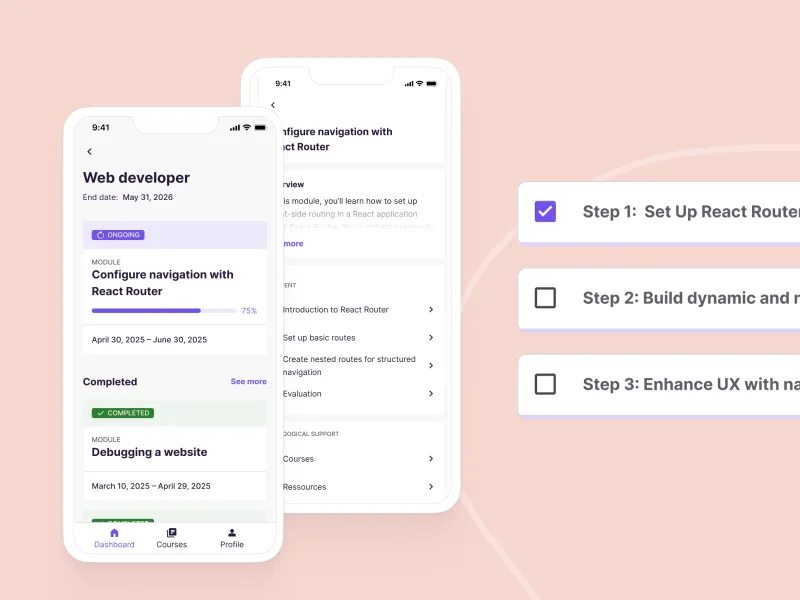 OpenClassrooms UX overhaul